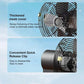 Oplaadbare Draadloze Camping Ventilator - Draagbaar voor Buiten & Tent