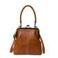 👜 50% OFF NOW! 💋 Women's Kiss Lock Crossbody Bag with Top Handle – Vintage brass closure & structured shape – Removable strap, perfect for daily outings or dinner dates ✨