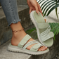 Casual platte sandalen met meerdere bandjes voor dames