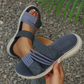 Casual platte sandalen met meerdere bandjes voor dames