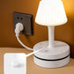 ❄️Zomerfresh 50% Korting!💡Nachtlamp met Stopcontacten & USB-poorten – Stijlvolle Bedlamp met Oplaadstation voor Slaapkamer, Bureau & Studentenkamer