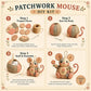 🎁2026 Nieuw binnen 50% KORTING💥【Aanbieding】DIY Patchwork Muis Naaiset | Compleet Met Stoffen & Vulmiddel