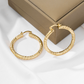 💫 Save 50%! ✨ Twisted Hoop Earrings – Spiral design, lightweight & elegant 💍