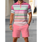 ⏳Time-Limited Special⏰Men's Two-Piece Shirt and Shorts Set
