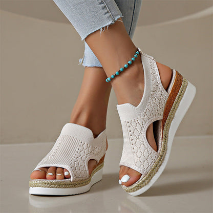 🔥50% KORTING👡 Ademende platform sandalen – geen pijnlijke voeten meer 🌬️