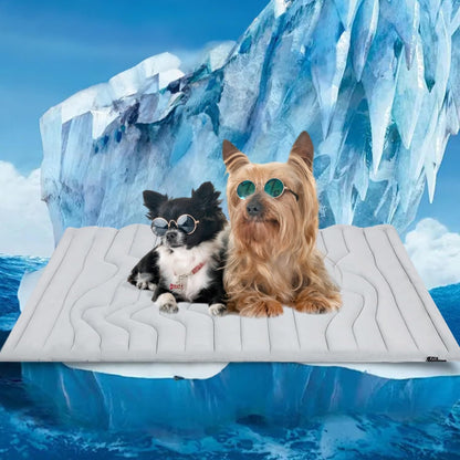 ❄️Zomerfresh 50% Korting!🐶Premium Koelmat voor Honden – Niet-giftig, Waterdicht & Machinewasbaar met Verkoelende Stof