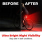 Achterlicht voor de fiets met clax