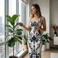🌸 Elegante Dames Maxi Jurk met Bloemenprint – Comfortabel & Perfect voor Zomerse Dagen 👗
