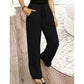 Casual broek met rechte pijpen voor dames