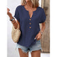 Women's V-Neck Short Sleeve Casual Top