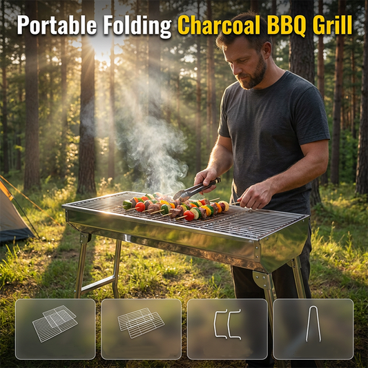 Portable Foldable Outdoor BBQ Grill
