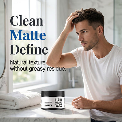 120g Temporary Hair Coloring Wax Washable Instant Dye Mud Styling Cream