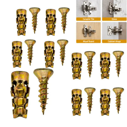 🛠️ NU 50% KORTING! Zelfborende muurankers met schroevenset – stevig, ultraslank en eenvoudig te installeren – perfect voor zware huishoudelijke apparaten, planken en kasten 🔩