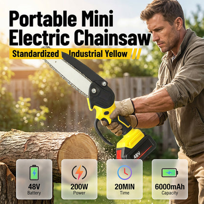 ⚡️🌳 50% KORTING! Nooit meer zweten met een handzaag! Deze mini-elektrische zaag met 48V accu zaagt dikke takken als boter – één hand, veiligheidsslot, en urenlang power. Tuinieren wordt ineens leuk!