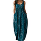 Casual mouwloze maxi-jurk voor dames