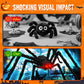 🕷️🎃 50% korting! Reuze Halloween spin – 👀 lichtgevende ogen, 💀 opvallende tuindecoratie – perfect voor enge avonden!