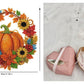 🍂 Herfstige pompoen-diamantpatroonkrans om op te hangen – Complete doe-het-zelfset
