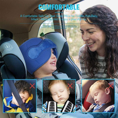 📢📢 50% KORTING !! 👧 Bescherm de slaapveiligheid van je kind ⏰ Kinder Autoslaap Hoofdsteunband – Verstelbaar slaaphoofdsteunkussen voor peuters, anti-doorzakken hoofdstabilisator voor autostoeltjes