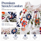 🏵️Elegante mouwloze jurk met bloemenprint voor dames