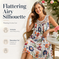 🏵️Elegante mouwloze jurk met bloemenprint voor dames