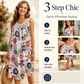 🏵️Elegante mouwloze jurk met bloemenprint voor dames