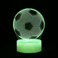 ⚽ 50% KORTING! Glow voetbal-nachtlampje | 3D-holografische illusie | Dynamische RGB-kleurwisseling | Oogvriendelijke LED | Bediening via aanraking en afstandsbediening 🌈✨