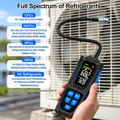 🔍 Oplaadbare halogeenlekdetector voor airconditioners🔧
