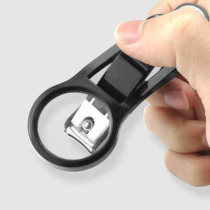 Spatwaterdichte nagelknipper met vergrootglas