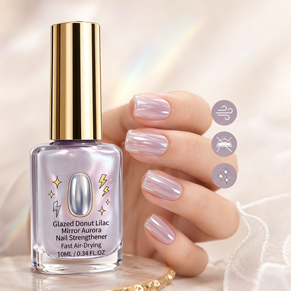 📢📢49% OFF !! ⏰Lilac Glossy Mirror Nail Strengthener