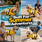 Cute Bee & Dragonfly Design Pet Life Jacket