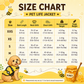 Cute Bee & Dragonfly Design Pet Life Jacket