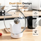 Multifunctional Kitchen Pot Lid Holder and Spoon Rest