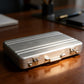 Aluminum Alloy Mini Briefcase Business Card Holder