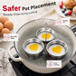 3-in-1 Stainless Steel Egg Poacher Mold