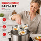 3-in-1 Stainless Steel Egg Poacher Mold