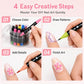 ⏳Tijdelijke aanbieding: 50% korting⏰Set met 24 kleuren dubbelzijdige nailart-pennen🪄🎨