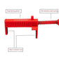 📢📢50% OFF !! ⏰Adjustable PA6 Brick Line Clips & Extended Runners