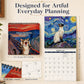 ⏳Elke maand een glimlach aan de muur – 2027 Katten Meme Kalender | Maandplanner & Wanddecoratie in één | Cadeau voor Kattenliefhebbers 🐱📅