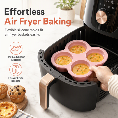 ⏳🔥TIJDELIJKE AANBIEDING: 50% KORTING! ⏰🌈 Ronde siliconen cakevorm met 3 holtes – voor zelf bakken en regenboogtaarten 🍰✨
