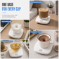 ☕ 50% korting! Automatische roerbasis – magnetische levitatie, klontvrij & handsfree. Perfect voor koffie, melk & thee – overal! ✨🥛