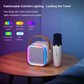 🎤🎶 50% KORTING! Nooit meer saaie feestjes! Deze mini karaoke machine voor kinderen met 2 draadloze microfoons, Bluetooth & 3D-geluid tovert elke kamer om in een podium – 5-6 uur zangplezier!