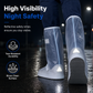 🌧️ RAJOITETUN AJAN 50 % ALENNUS! 👢 Vedenpitävät, korkeavartiset sadesuojat kengille – luistamaton PVC-materiaali, 42 cm:n suoja roiskeilta ja heijastimet turvallisuutta lisäämään 👟