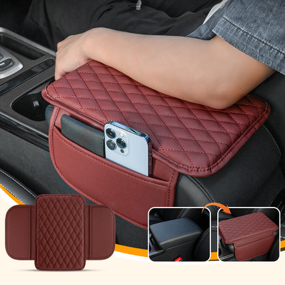 📢📢 50% KORTING🚗 Universeel leren verhogingskussen voor de armsteunbox in de auto – comfortabele ondersteuning en een verhoogde armpositie.
