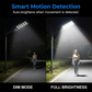 Straatverlichting op zonne-energie met bewegingssensor