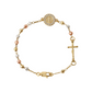 Elegante armband met stras kruisje