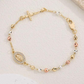 Elegante armband met stras kruisje
