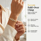✨ Gouden kettingarmband voor dames met zirkonia