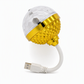 RGB LED -pyörivä kristallitaikapallo -lava -valo