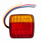 ✨🚚 26 LED:n kaksiväriset takavalot – 50 % alennus! Tehokkaat punainen/keltainen, suljettu säänkestävä kotelo, 12V/24V – turvalliseen yökuljetukseen. 💡