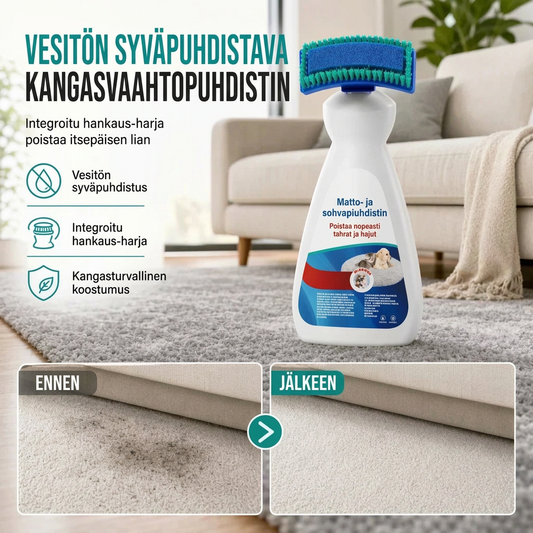 🛋️ Nyt -50 % ✨ Vedetön tekstiilivaahtoneste, jossa kaksitoiminen applikaattori 💥